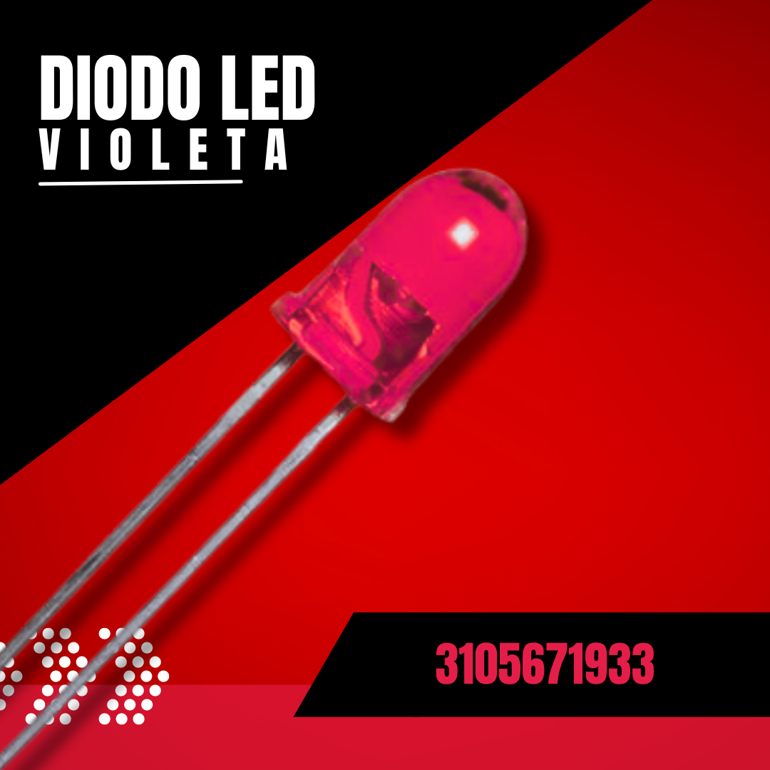 DIODO LED L/VIOLETA