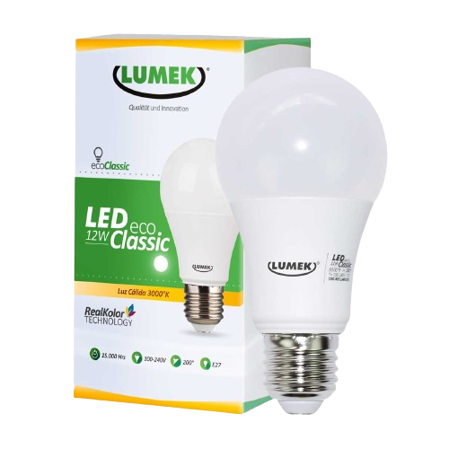 BOMBILLO LED ROSCA E27 12W L/CALIDA
