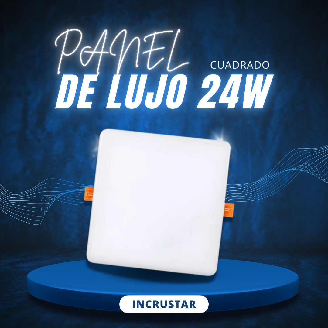 PANEL FRAMEL CUADRADO DE 24W INCRUSTAR