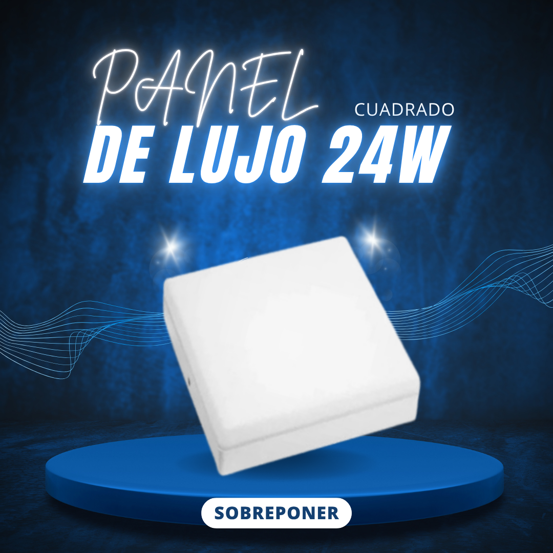 PANEL FRAMEL CUADRADO DE 24W SOBREPONER