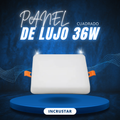 PANEL FRAMEL CUADRADO DE 36W INCRUSTAR