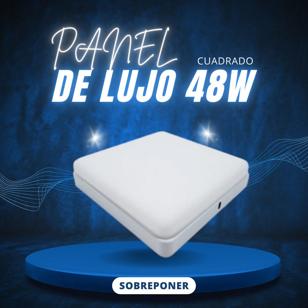 PANEL FRAMEL CUADRADO DE 48W SOBREPONER