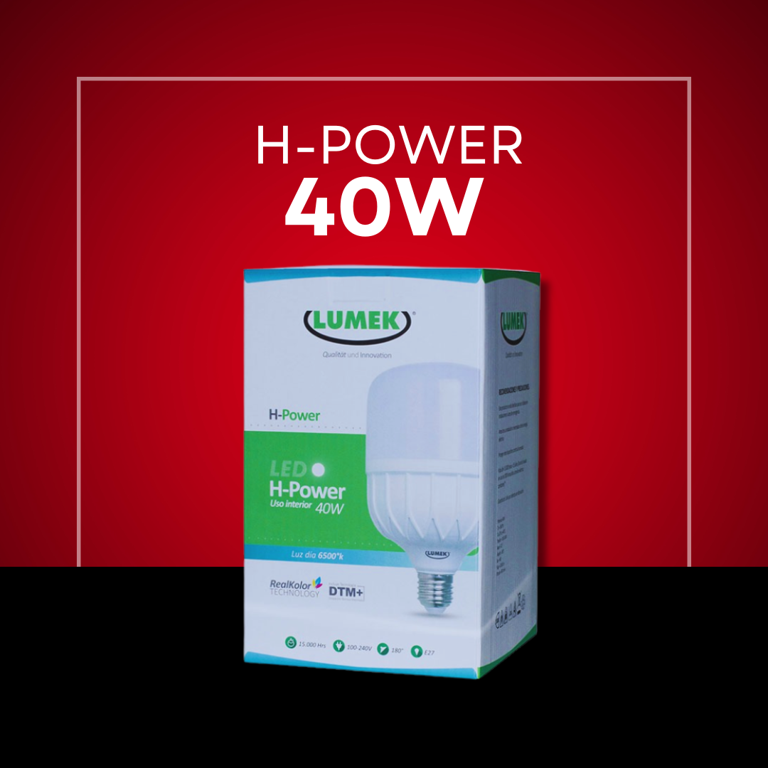 H-POWER 40W L/BLANCA LUMEK
