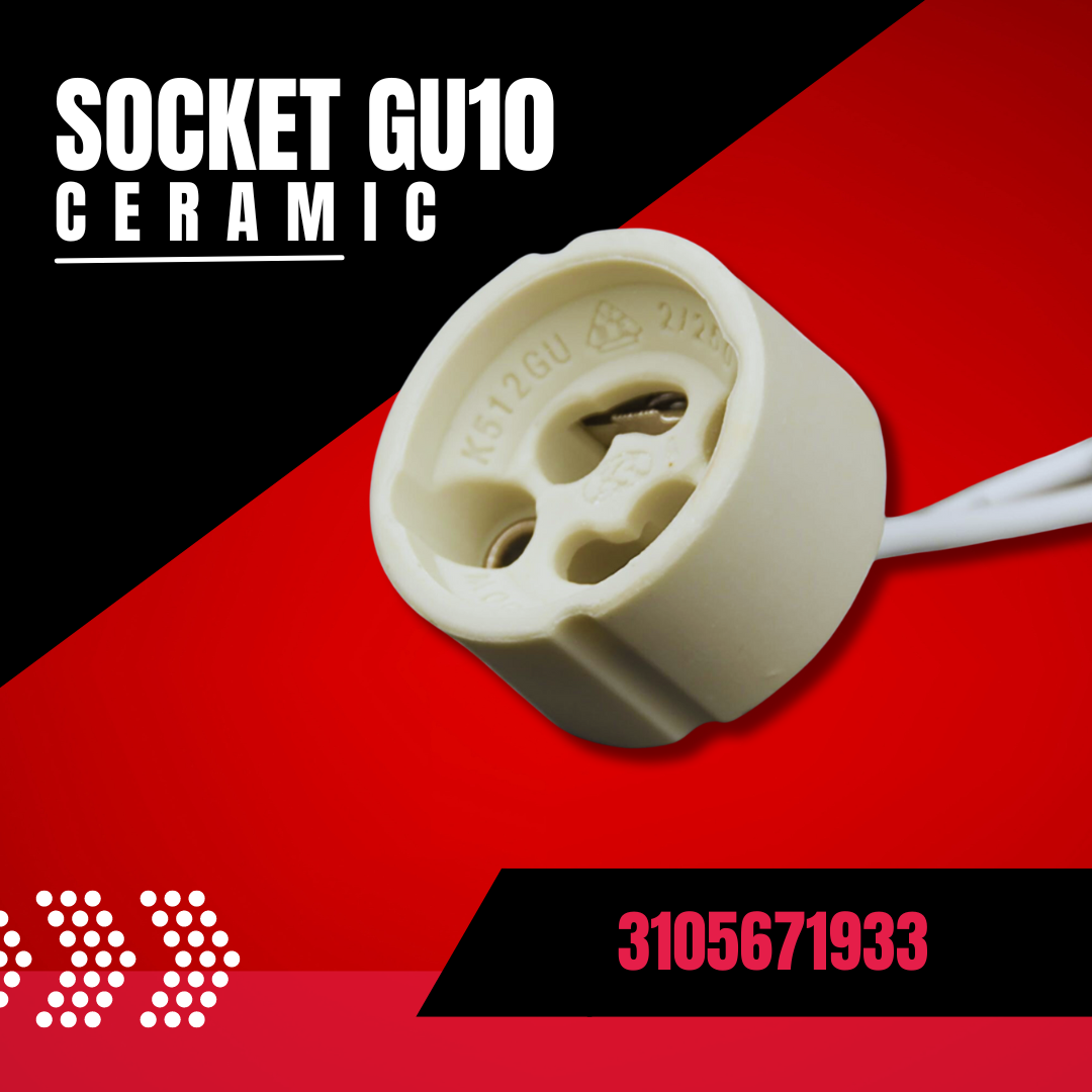 SOCKET GU10 CERAMICA