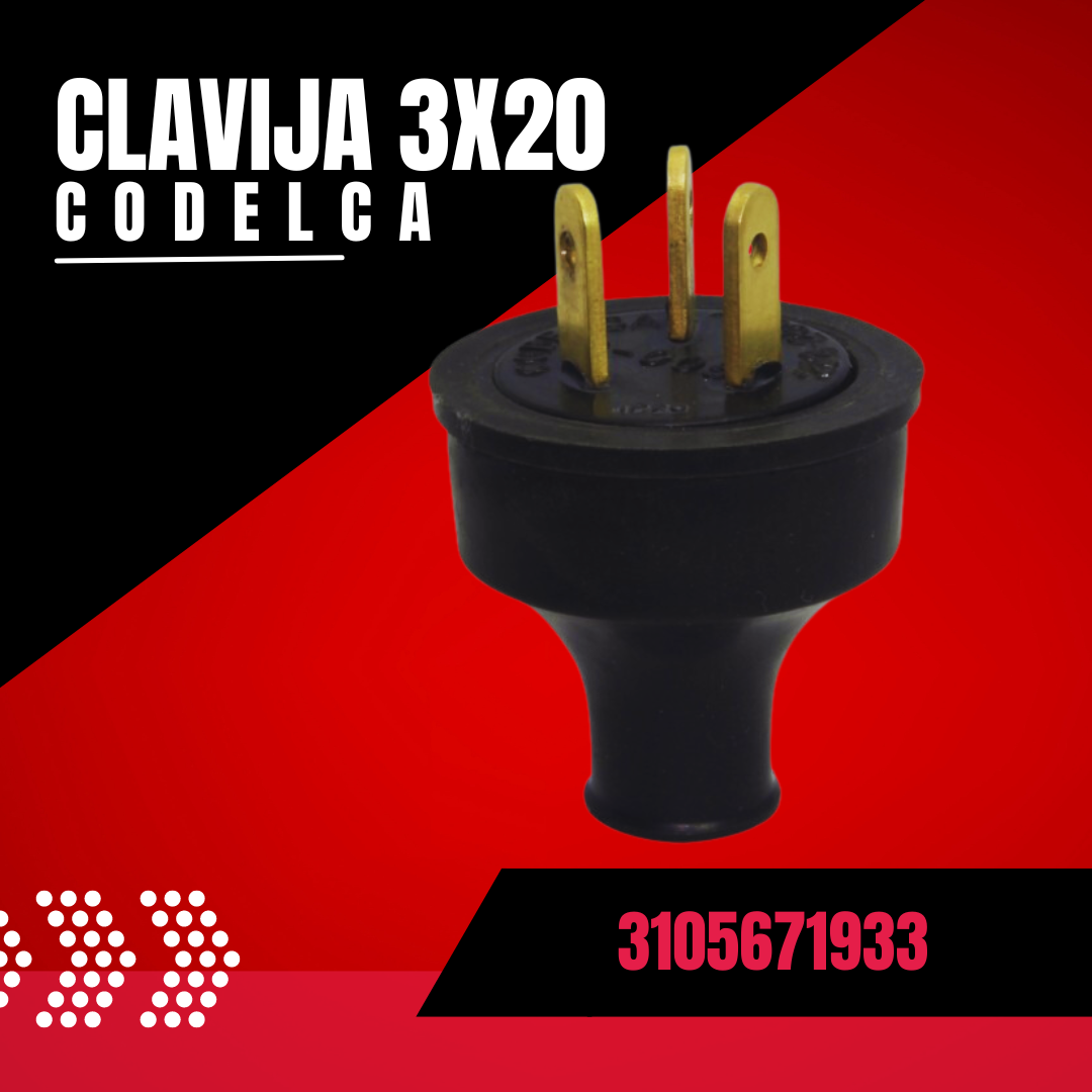 CLAVIJA 3X20 CODELCA