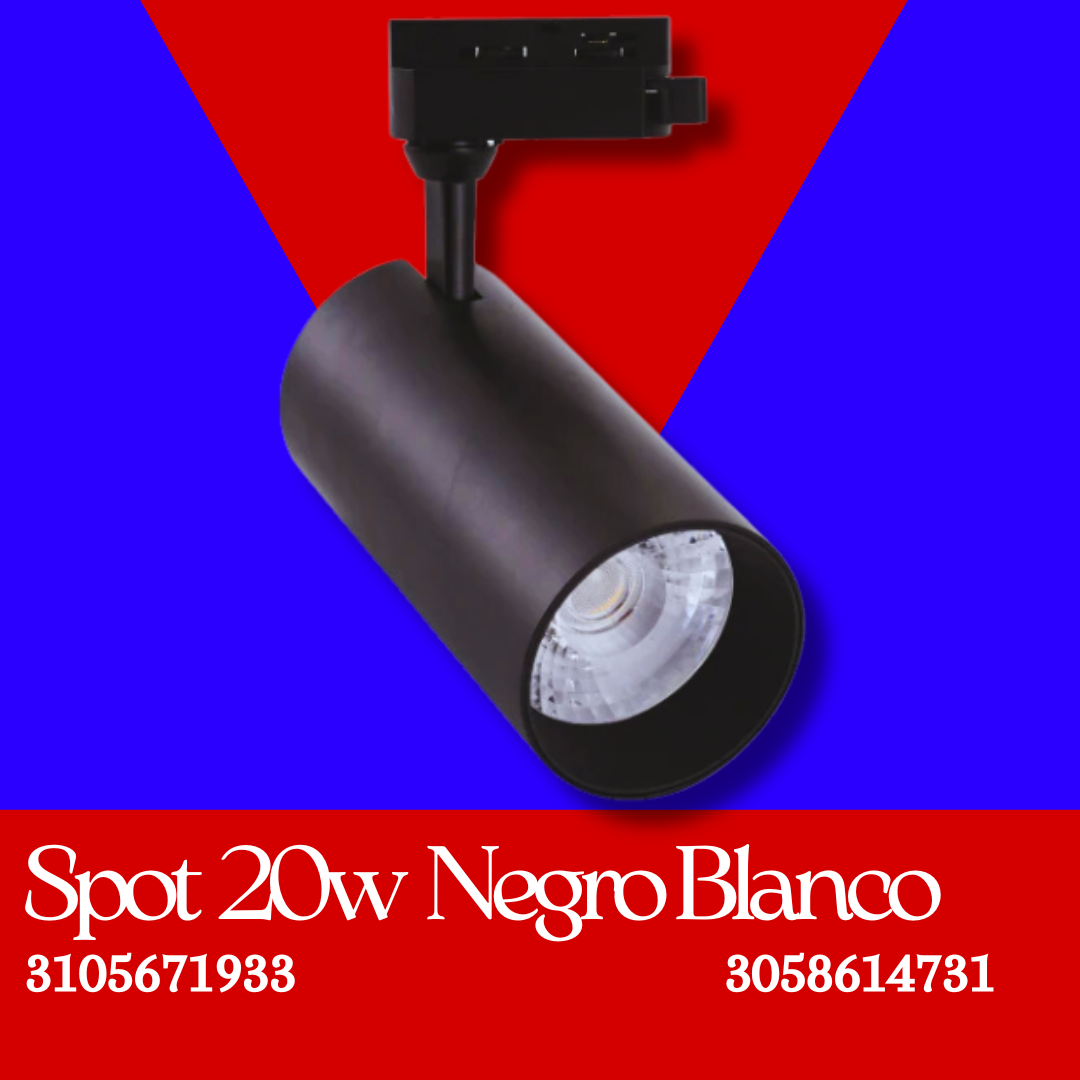 SPOT DE RIEL 20W
