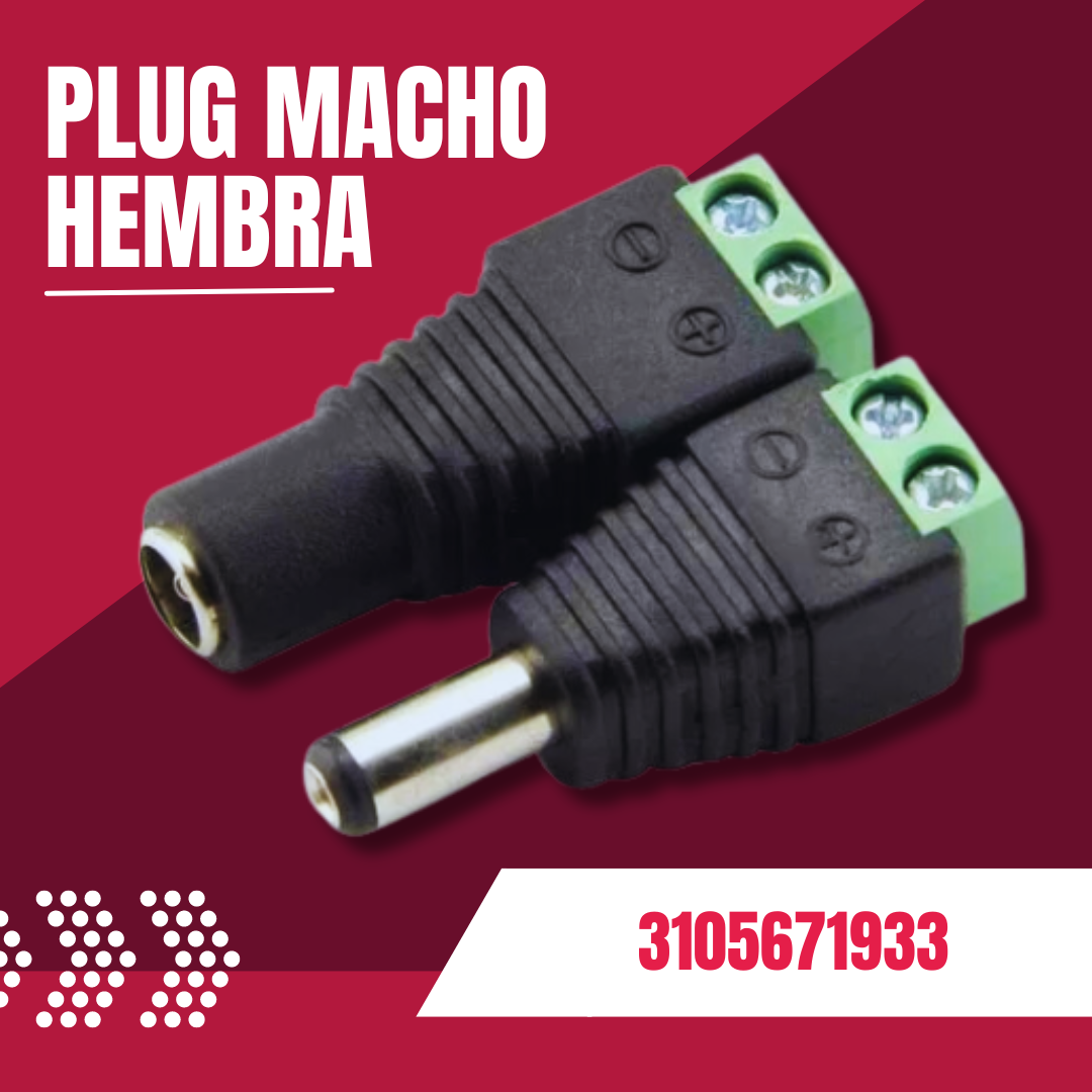 PLUG MACHO/HEMBRA