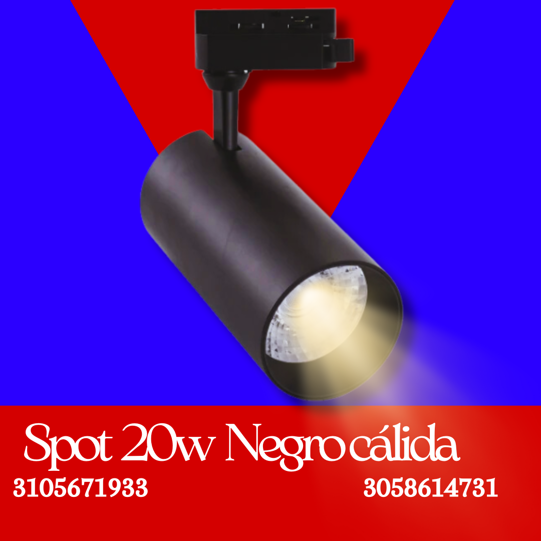 SPOT DE RIEL 20W