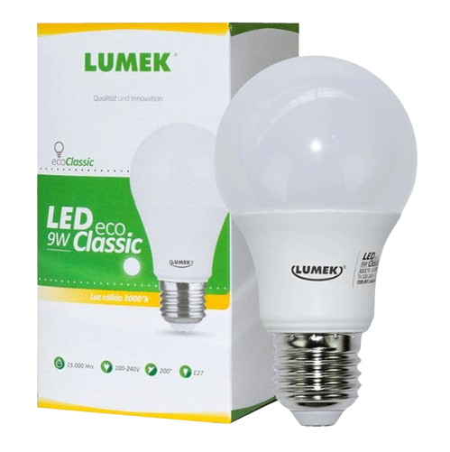BOMBILLO LED 9W ROSCA E27 L/CALIDA