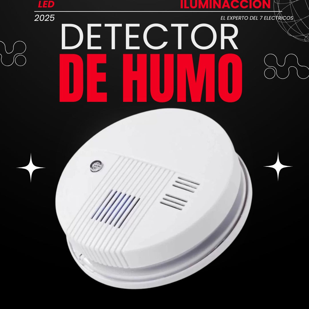 DETECTOR DE HUMO CON ALARMA