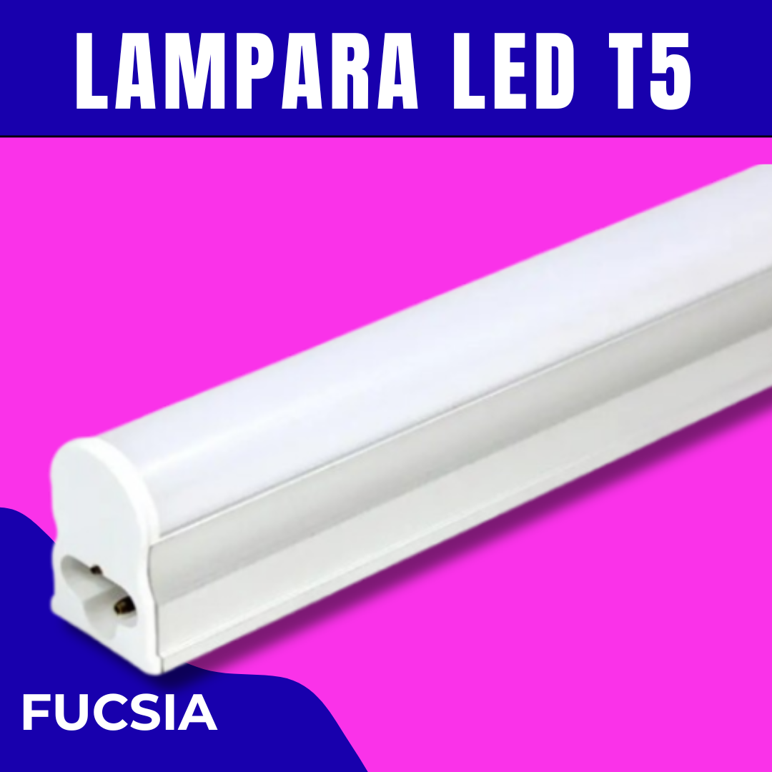 LAMPARA LED T5. COLORES 120CM