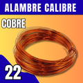 ALAMBRE CALIBRE 22 COBRE METRO