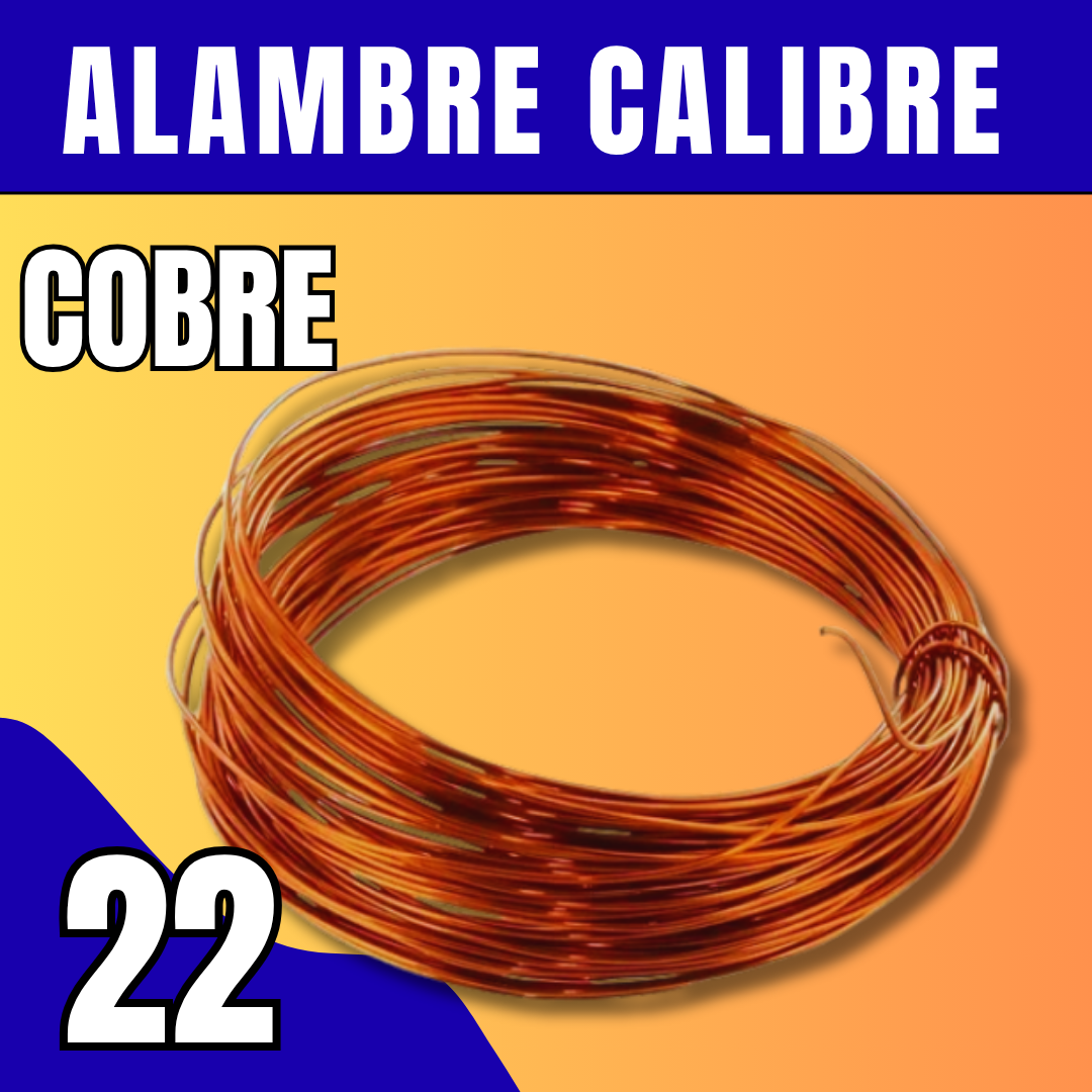 ALAMBRE CALIBRE 22 COBRE METRO