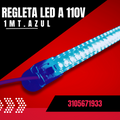 REGLETA LED 110W 1MT AZUL