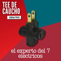 TEE CAUCHO CODELCA SIN POLO TIERRA 120 VOLT