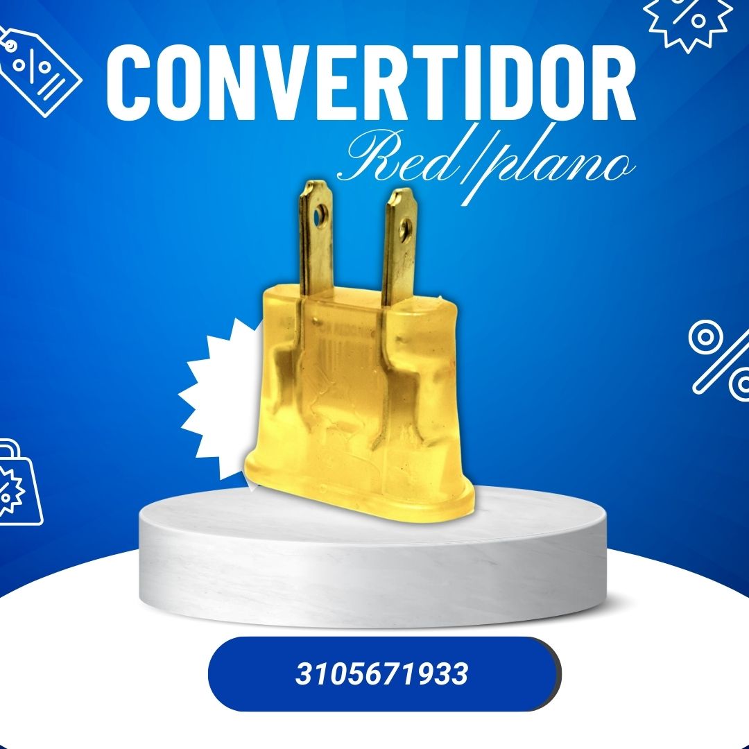 CONVERTIDOR REDONDO A PLANO EUROPEO