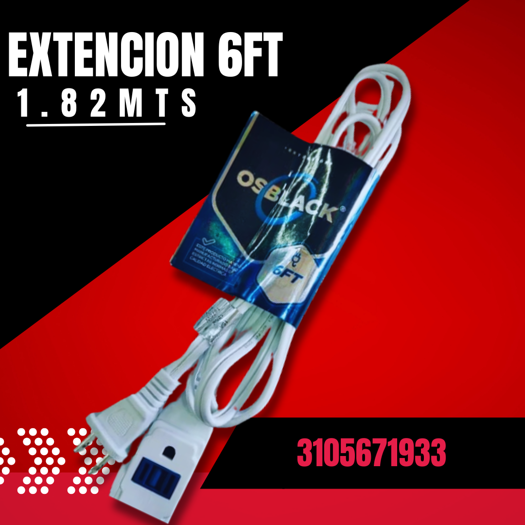 EXTENCION 6FT 1.8MTS