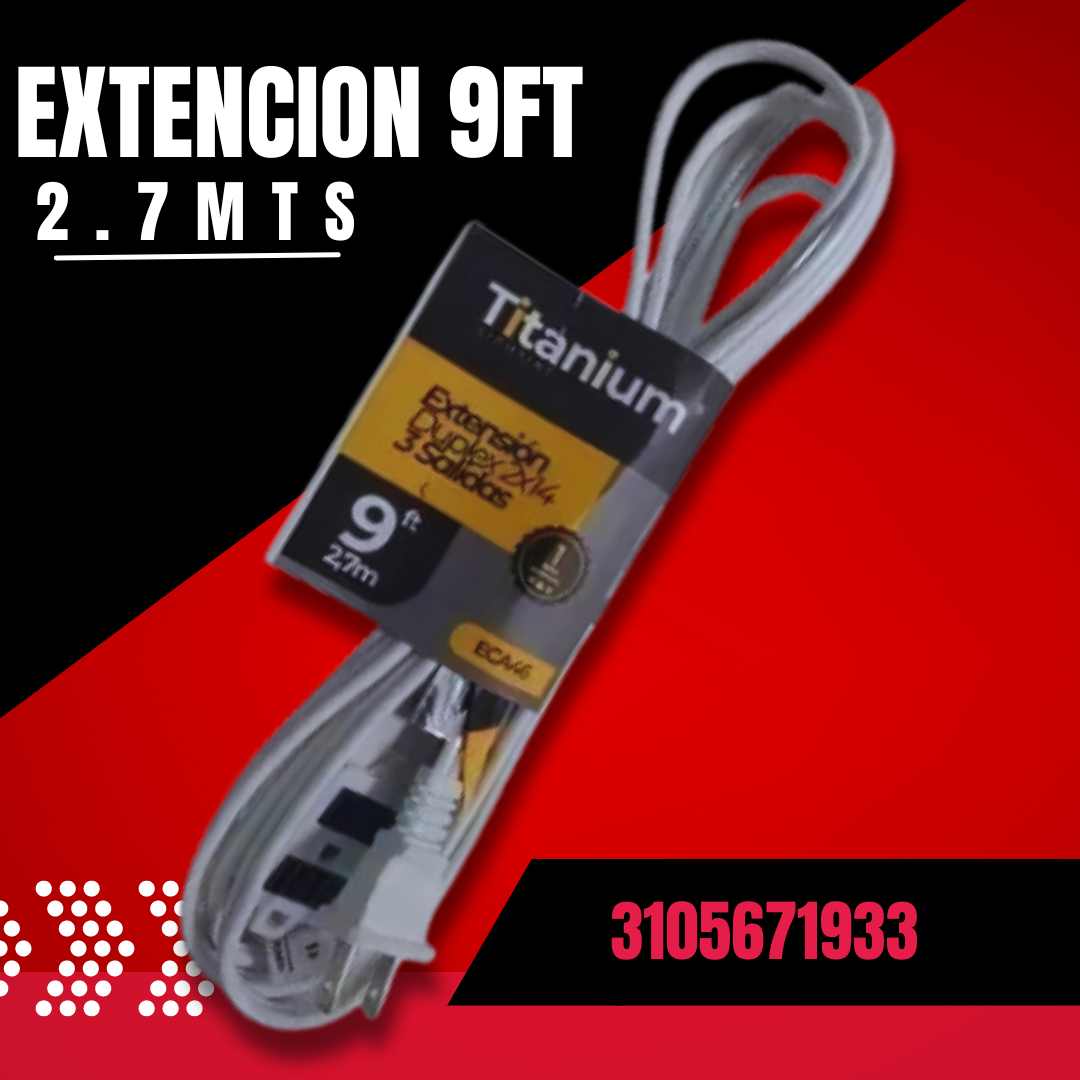 EXTENCION 9FT 2.7MTS