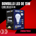 BOMBILLO LED RECARGABLE 15 WATTS LUZ / BLANCA