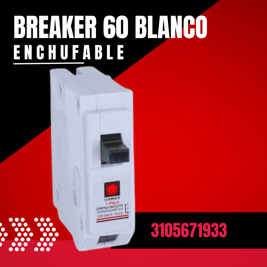BREAKER 60 BLANCO ENCHUFABLE