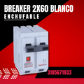 BREAKER 2X60 BLANCO ENCHUFABLE