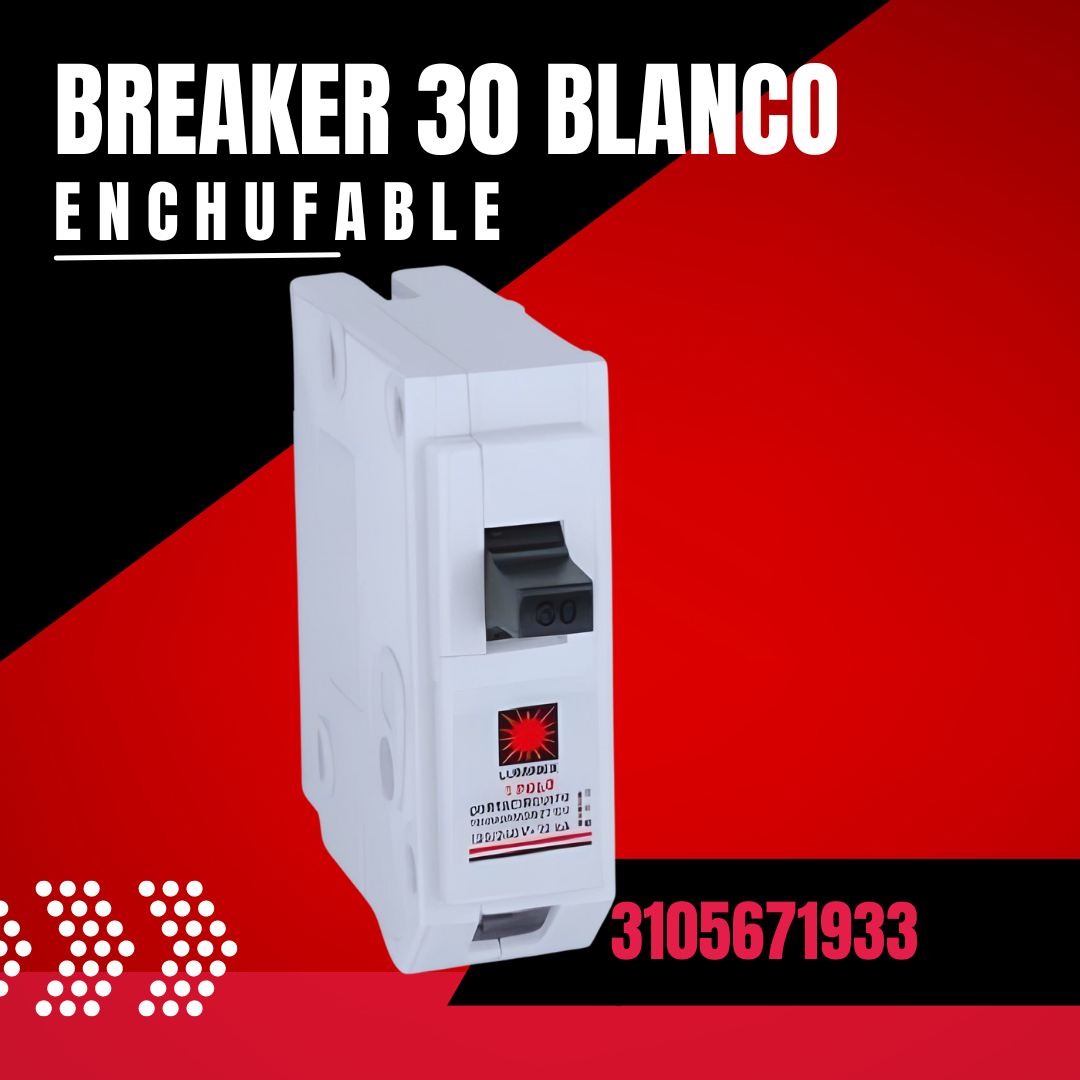BREAKER 30 BLANCO ENCHUFABLE