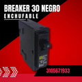 BREAKER 30 NEGRO ENCHUFABLE