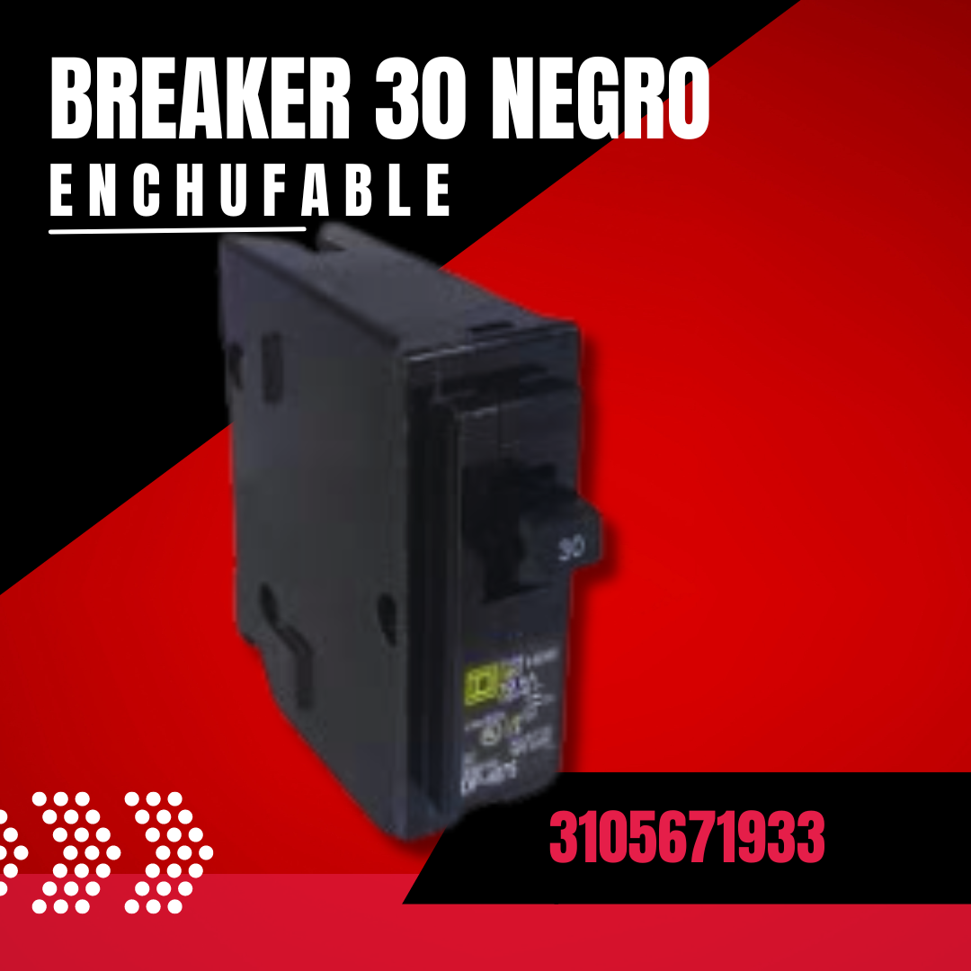 BREAKER 30 NEGRO ENCHUFABLE