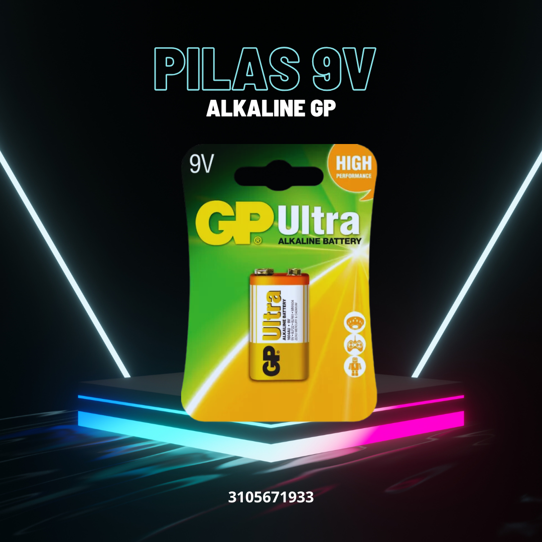 PILA 9V ALKALINE GP