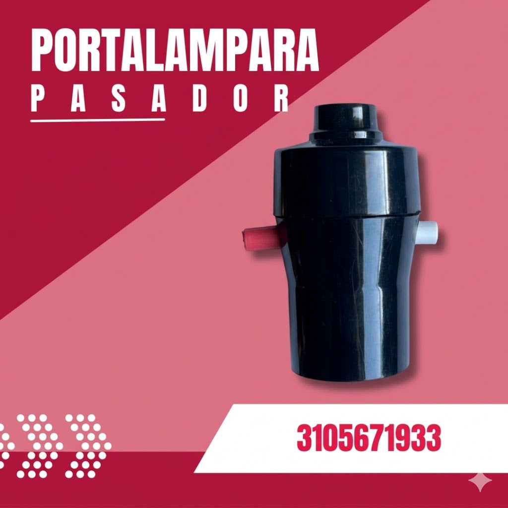 PORTALAMPARA PASADOR