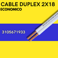 CABLE DUPLEX ECONOMICO 2X18 */MTS