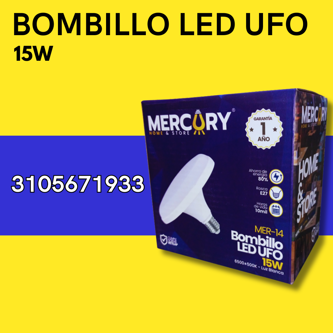 BOMBILLO LED UFO 15W